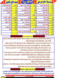 مذكرة شرح منهج اللغة العربية للصف الاول الثانوي ملزمتي