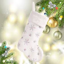 Great family christmas tradition to continue with kids in 2019! Home Decor Party Decorations 19 White Plush Christmas Socks Holders For Candy Gifts Bag With Hanging Loops Colorful Leeko Christmas Stockings Home Engineering Webinars Com