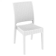 Get the latest inspiration about te best patio furniture design that brings comfort and function to your outdoor spaces. Florida Wickerlook Resin Patio Dining Chair White Isp816 Wh Cozydays