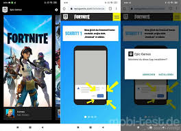 To get started, please visit fortnite.com/android on an android device, or scan the qr code below. Fortnite Android Samsung Huawei Installieren Apk Epicgames Runterladen Sideload Launcher Mobi Test