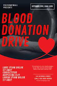 Donor darah dalam hukum islam merupakan sesuatu yang diperbolehkan, karena di dalamnya banyak sekali manfaat. Blood Donation Drive Flyer Template Postermywall