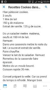 Flan Patissier Flan Patissier Cookeo Recette Recettes Cocotte