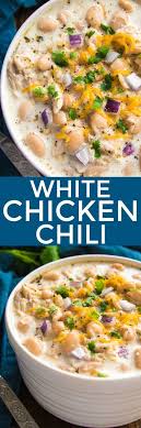 Creamy White Chicken Chili Recipe White Chili Chicken Recipe Creamy White Chicken Chili Recipe Chicken Chili Recipe