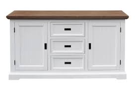 A kitchen buffet can also help organize a cluttered kitchen. White Hamptons Style Sideboard Buffet Furniture Bazaar