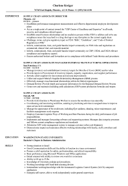 Supply Chain Associate Resume Samples Velvet Jobs