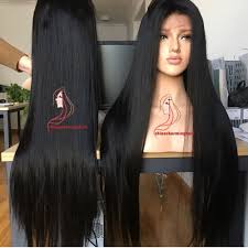 Wig & hair extensions material. Shop 30 Lace Wig Human Hair Black Women Brazilian Virgin Hair Glueless Front Lace Wig 30 Long Silky Straight 30 Inch Full Lace Wig Online From Best Lace Front Wigs On Jd Com