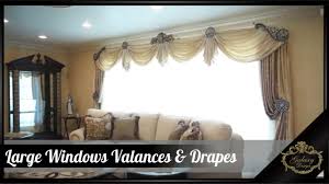 Orange & rust 1 ; Large Windows Valances Drapes 220 Youtube