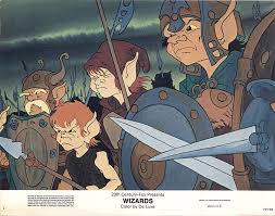 Wizards (1977) full movie, on a postapocalyptic earth, a wizard and his faire folk comrades fight an evil wizard whos using technology in his bid for conquest. Wizards 1977 Original Lobby Card Fff 44693 Fffmovieposters Com