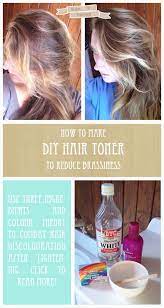 Diy Hair Toner For Brassiness Diy Hair Toner Hair Toner Brassy Hair
