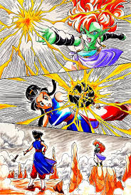 area51 on X: DRAGONBALL IF Chichi's Frying Pan History10 Chichi vs Zangya  Frying Pan destroyed… Zangya｢Well, now it's time to get serious｣  Chichi｢Yes, if you're prepared｣ Zangya｢I am a person who enjoys playing to  the fulles♥️｣ the battle ...