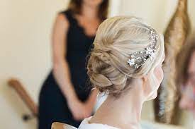 Inside Weddings Spring Wedding Makeup Bride Updo Bridal Dos