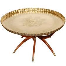 Moroccan Brass Tray Table 36 D Brass Tray Table Brass Tray Tray Table