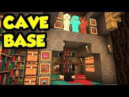Minecraft Cave House Survival Base Tutorial How To Build Design Tour Ideas Minecraft Server Minecraft Cave House Minecraft Underground Minecraft Survival