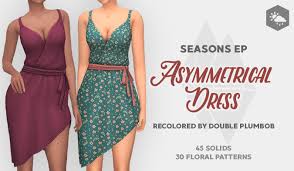 10,317 results for floral pattern dress. Double Plumbob Asymmetrical Dress Seasons Ep Dress Recolor 45