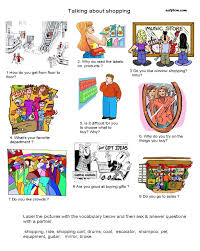 Esl Shopping Speaking Activity Speaking Activities Esl Teaching Lessons Plans