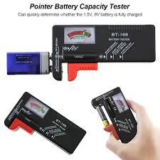 indicator battery cell tester aa aaa c d 9v volt button