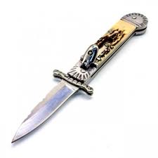 3knives is a store specialized in switchblade knives from all over the world. Leverlock Stiletto Switchblade Automatic Knife Spring Knife