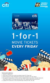 Golden screen cinemas is a multiplex cinema operator & the leading cinema online malaysia. Golden Screen Cinemas 1 For 1 Movie Tickets For Citi Clear Cardmembers