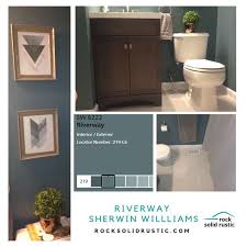 We did not find results for: My Bathroom Remodel In Riverway Paint By Sherwin Williams In Satin Finish Designed By Rock Solid Rustic Bathrooms Remodel Diy Home Decor Remodel