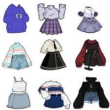 It's typical of people to wear clothes, whether they're real people or drawn on paper. P Outfits Art Clothes Drawing Anime Clothes Fashion Design Drawings