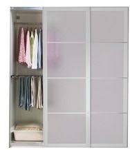 Ikea Pax Sekken Wardrobe With Frosted Glass Sliding Doors Ikea Wardrobe Ikea Storage Furniture