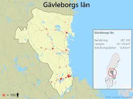 Maybe you would like to learn more about one of these? Gavleborgs Lan Karta Over Befolkningstathet Sarasas Maps