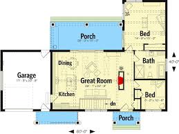 Modern house plan 76460 | total living area: 2 Bedroom 1 Bath House Plans Homedesignoffice