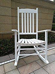 Rocking chairs are incredibly versatile: Rockingrocker A001wt White Porch Rocker Rocking Chair Easy To Assemble Comfortable Size Outdoor Or Indoor Use Rocking Chair Porch Rocker White Porch