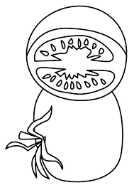 Cut out the shape and use it for coloring, crafts, stencils, and more. Parentune Free Printable Half Cut Tomato Coloring Picture Assignment Sheets Pictures For Child