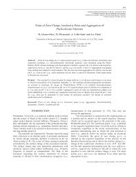 Pdf Point Of Zero Charge Isoelectric Point And Aggregation Of Phyllosilicate Minerals