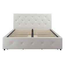 Buy top selling products like dream collection™ by lucid® queen platform bed frame in black and everyroom ryder queen linen upholstered bed frame with storage in grey. Lift Queen Storage Bed Target