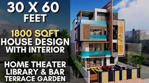 30x60 Feet 1800 Sqft House Design With Home Theater Library Bar 9x18 Meter House Design Youtube Craftsman style house plan 59148.