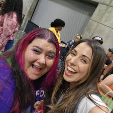 I was so happy to get the chance to meet both @laurabaileyvo and  @willingblam at Sacanime. I even teared up. Thank you guys for being so  sweet and kind. Just know you