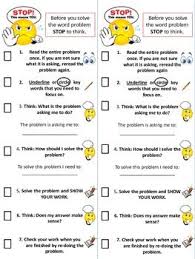 This Download Includes One Page With Two Of The Same Checklists For Copying Purposes Math Problem Solving Math Problem Solving Strategies Solving Word Problems