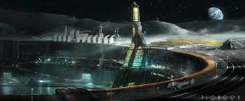 Experimental Research Moon Complex By Rahmatozz On Deviantart Via Pincg Com Futuristic City Futuristic Art Futuristic