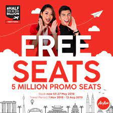 Ini memberikan anda akses prioritas 24 jam ke acara penjualan free seat. Mat Drat Tips Dapatkan Free Seat Airasia