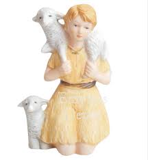 Home interior nativity set 5599. Vintage Homco Shepherd With Sheep Figurine And Similar Items