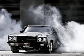 Black Matte Black 1970 Chevelle Ss 70 Chevelle Brushed Matte Grey Vinyl Wrap And A Complete Custom Interior And Audio System In This Machine Carbon Fibe Chevelle 70 Chevelle Chevy Muscle Cars