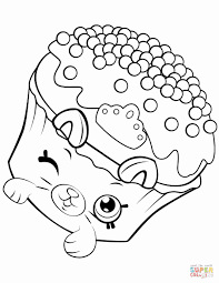Shopkins Coloring Pages Cookie Swirl C Inspirational Shopkins Coloring Pages Free Colori In 2020 Cupcake Coloring Pages Shopkins Colouring Pages Shopkin Coloring Pages