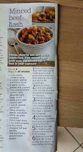 Minced Beef Hash Slimming World Minced Beef Recipes Healthy Sweets Recipes Recipes