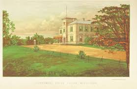 Historic Colour Plate Print From 1871 Of The Government House Toorak Melbourne Historical Pictures Pictures Melbourne