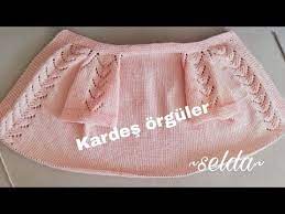 Sirali Daglar Orgu Modeli Ucu Dilimli Orgu Modeli Youtube Tig Isi Bebek Elbiseleri Bebek Orgu