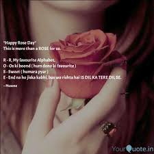 Its evolution demonstrates collective cultural shifts of importance, but its fundamental purpose to inspire, entertain and challenge is ever present. Happy Rose Day This Is Quotes Writings By Musona Musona Yourquote