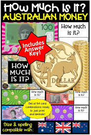 Australian Money Add It Up Maths Activity 64 Flashcards Answer Key Incl Australian Money Math Activities Money Activities