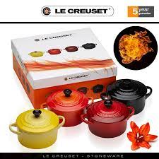 4.3 out of 5 stars from 44 genuine reviews on australia's largest opinion site productreview.com.au. Le Creuset Set Of 4 Petite Casseroles Fire Flame Cook