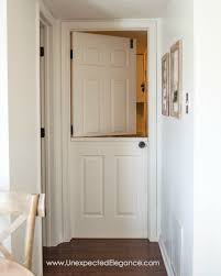 Since standard interior doors come with three hinges, only one additional hinge needs to be added. Dutch Door With Screen That Is Retractable So You Don T See It