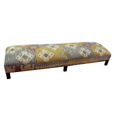 Kilim stools, view one of the most comprehensive collections of kilim bench stools, kilim ottomans, kilim footstools, kilim tables and kilim furniture, with worldwide delivery. Handmade Herat Oriental Kilim Upholstered Low Bench India