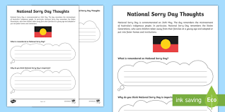 It is really important to our family, my mum's and my dad's families were. National Sorry Day Discussion Activity Primary Resources