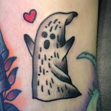 Moonshineeeeee picture tattoos city tattoo witch tattoo. 9 Terrifying Creepy Ghost Tattoo Designs I Fashion Styles