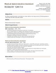 Medical Administrative Assistant Resume Samples Qwikresume